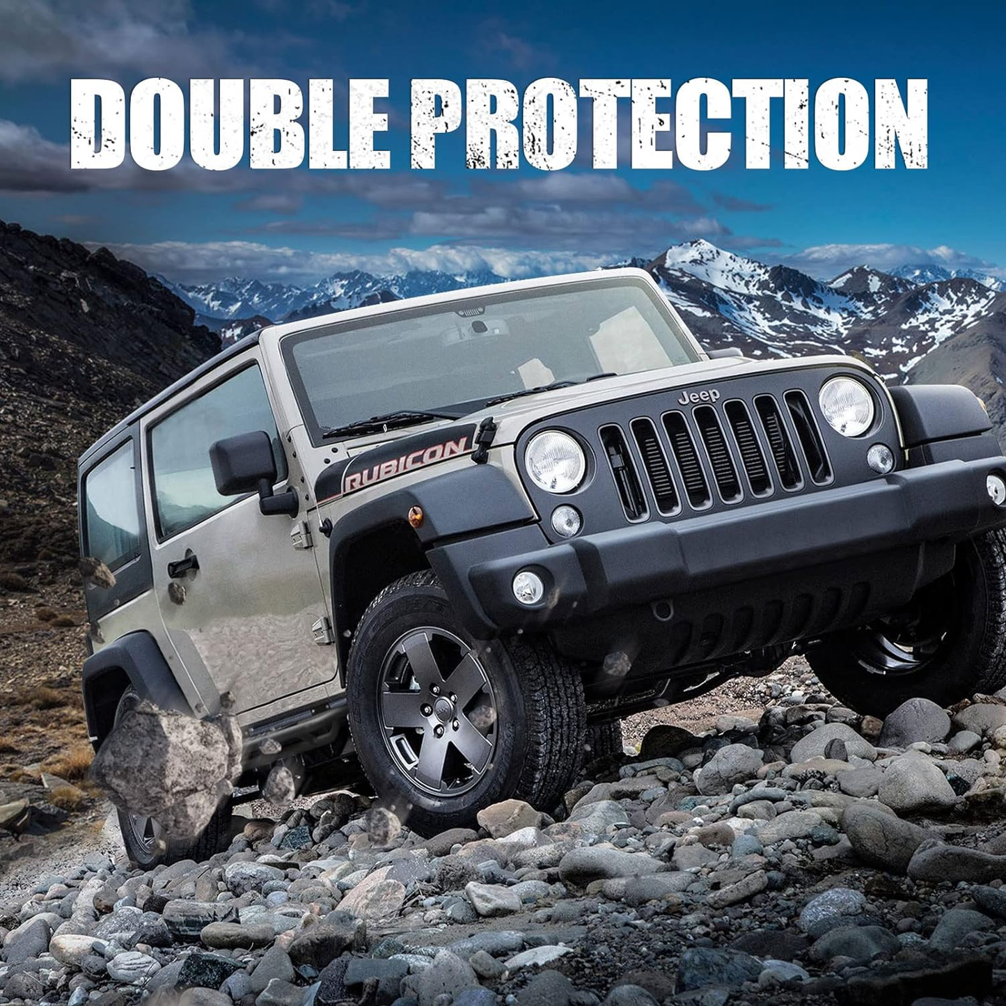 SMANOW Running Boards Compatible with 2018-2024 Jeep Wrangler JL 2 Doors, 6 Inches Side Steps, Three-layer Powder Layer Design.