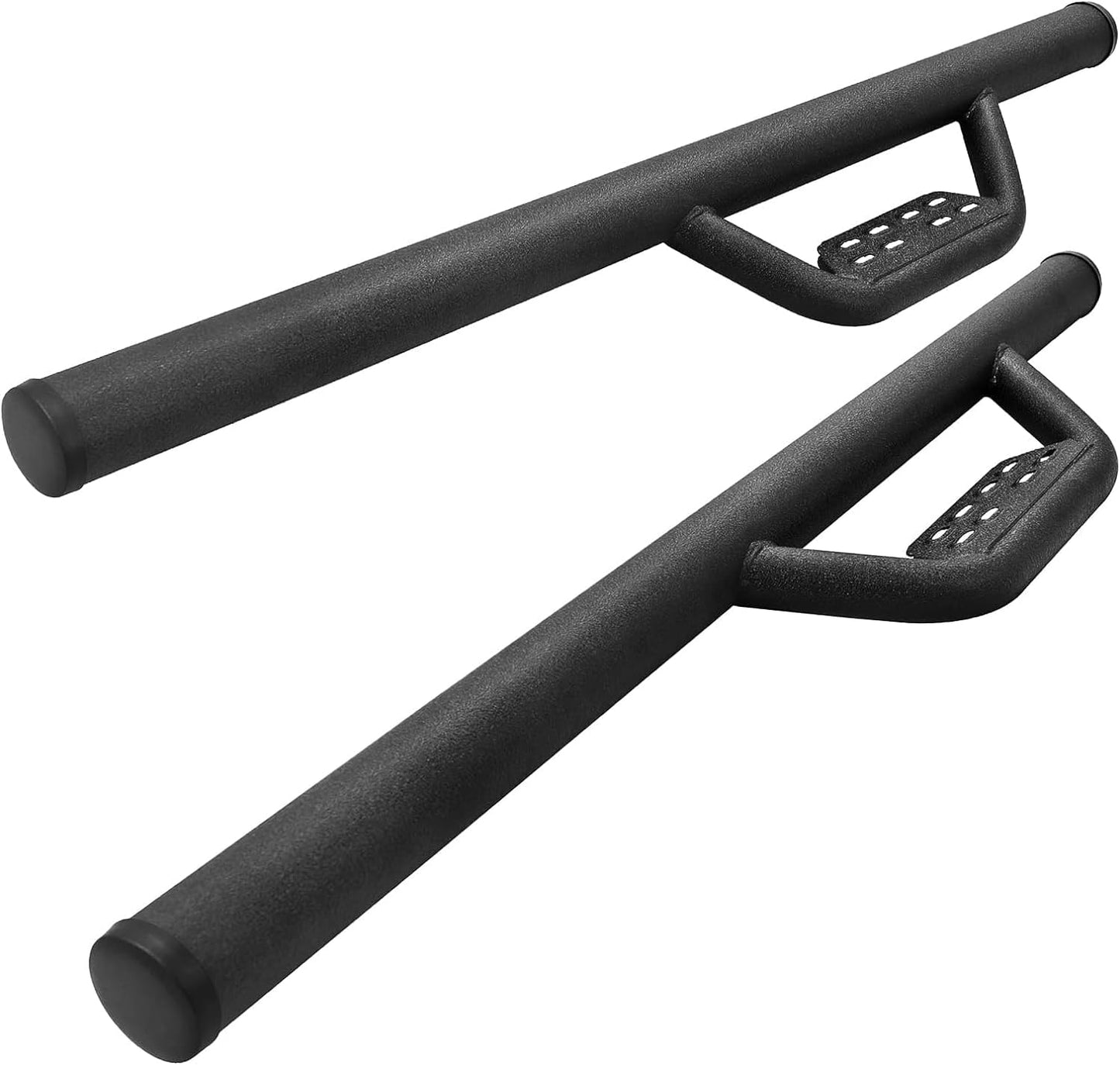 Drop Down Step Will Protect Your Vehicle From Rocks And Collisions As Rock Sliders. Powder Coated Matte Black Style Makes Your Truck More Strong and Fashionable.