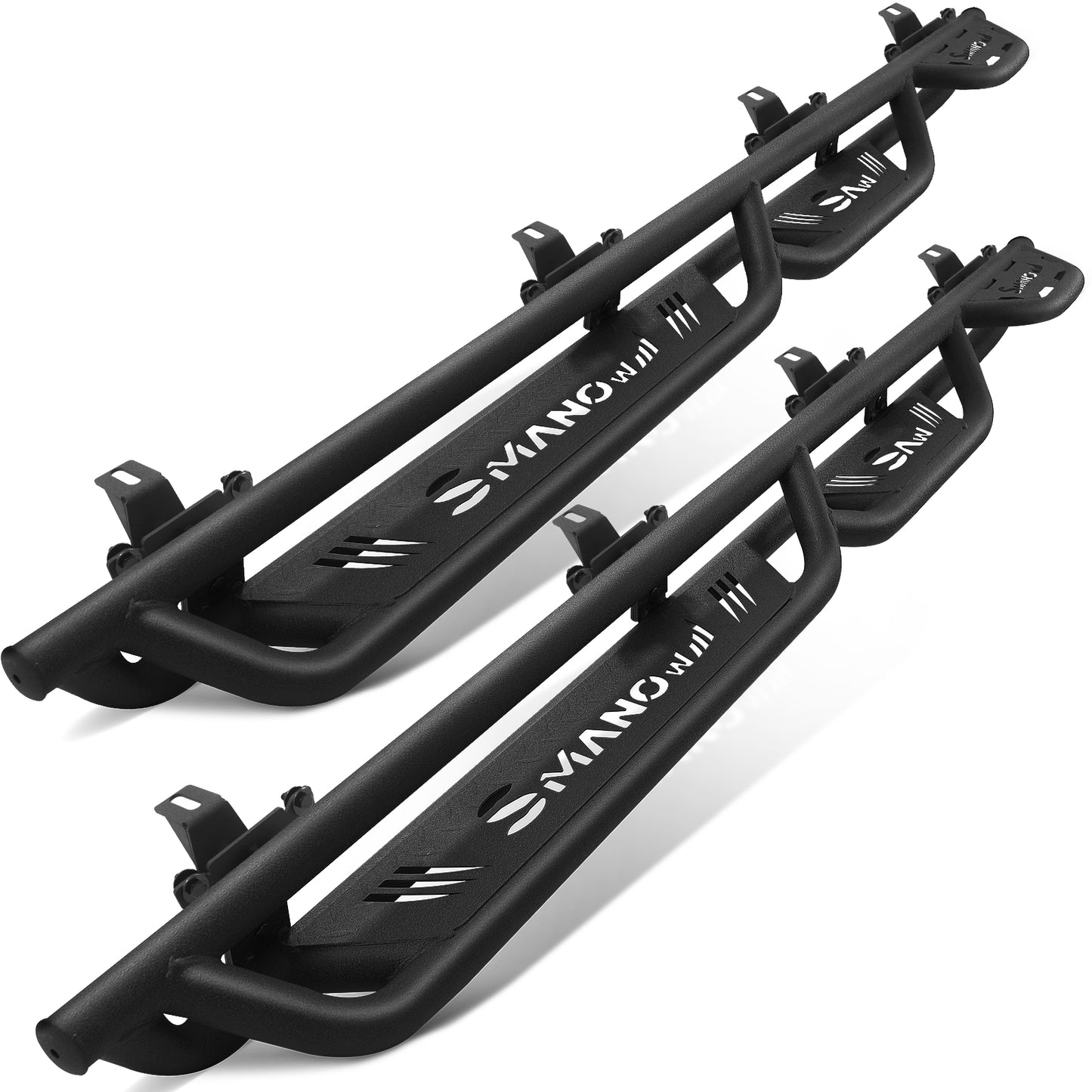 SMANOW Running Boards Compatible with 2020-2024 Jeep Gladiator Jt 4 Doors, Wheel to Wheel, Specifically Designed for Gladiator Jt.