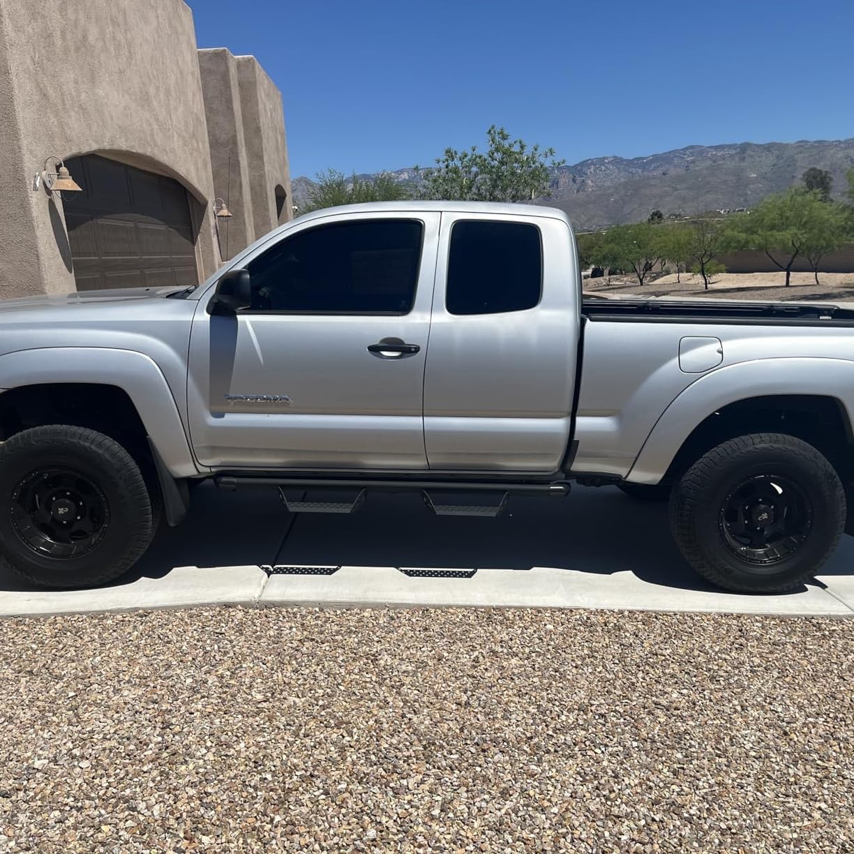 SMANOW Running Boards Compatible with 2005-2023 Toyota Tacoma Access Cab, 3 Inches Drop Down Side Steps, Heavy-duty Carbon Steel.