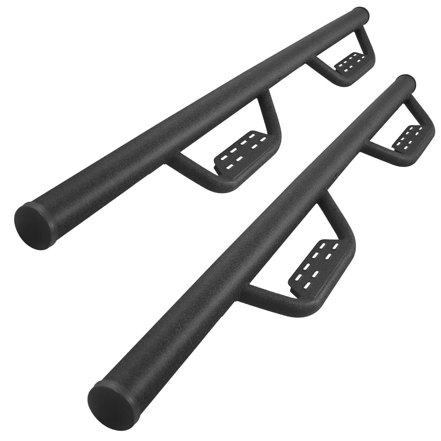 SMANOW Running Boards Compatible with 2007-2018 Jeep Wrangler JK 4 Doors, Square Tube Drop Down Style Step, Heavy Duty Carbon Steel.