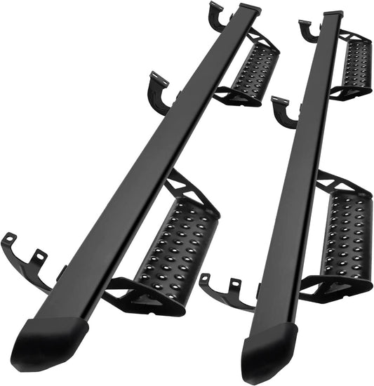 SMANOW Running Boards Compatible with 2007-2021 Toyota Tundra Double Cab, 3 Inches Drop Down Side Steps, Heavy-duty Carbon Steel.