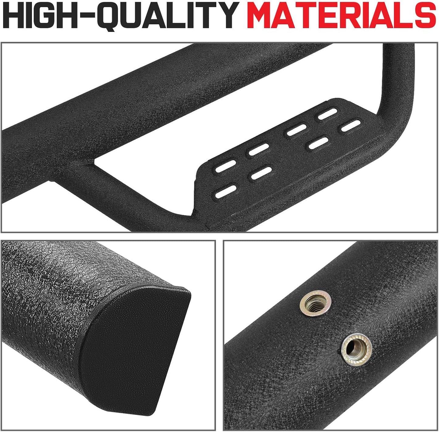 SMANOW Running Boards Compatible with 2015-2025 Chevy Colorado/Gmc Canyon Crew Cab, 4.5 Inches Drop Down Height Side Steps Running Boards Colorado Crew Cab.