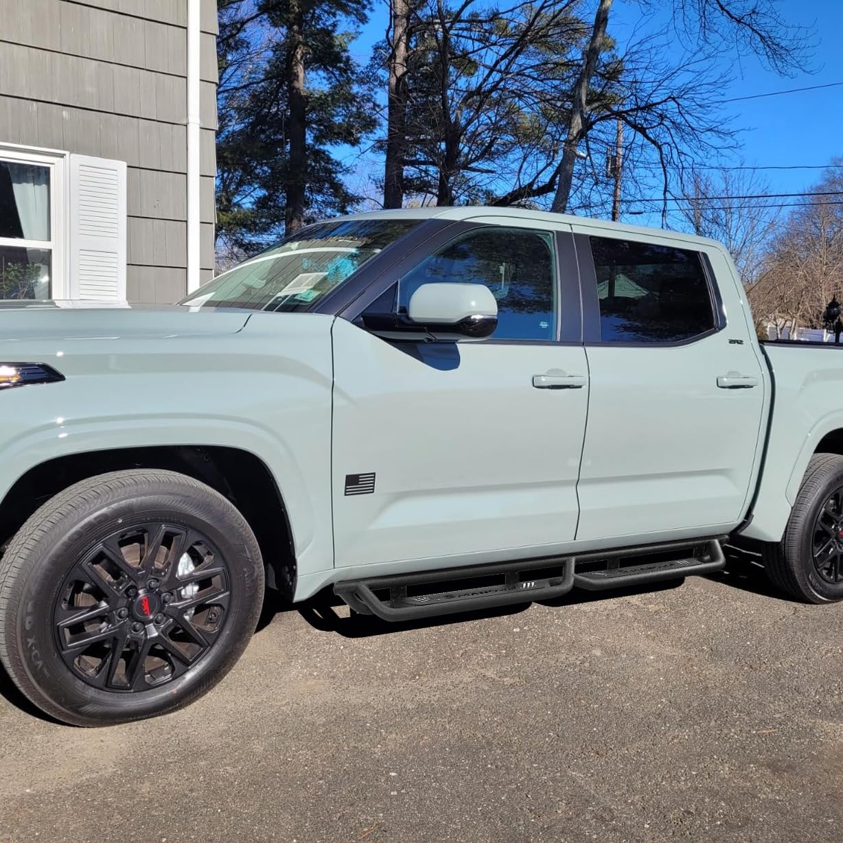 SMANOW Running Boards Compatible with 2019-2024 Chevy Silverado/GMC Sierra 1500 Crew Cab & 2020-2024 Silverado/Sierra 2500HD 3500HD Crew Cab, Wheel to Wheel, Specifically Designed for Silverado/Sierra.