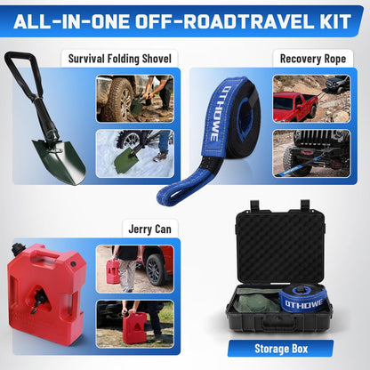 SMANOW Off-Road Travel Kit Only for Othowe Truck Bed Rack, Heavy-Duty & Durable