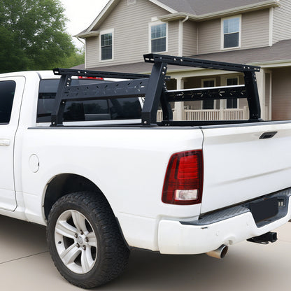 SMANOW Adjustable Truck Bed Rack for Most Truck, Overland Bed Rack Compatible with Ford/Tundra/Tacoma/Dodge/Chevy/Nissan, Ladder Rack for Without Tonneau Bed Cover.