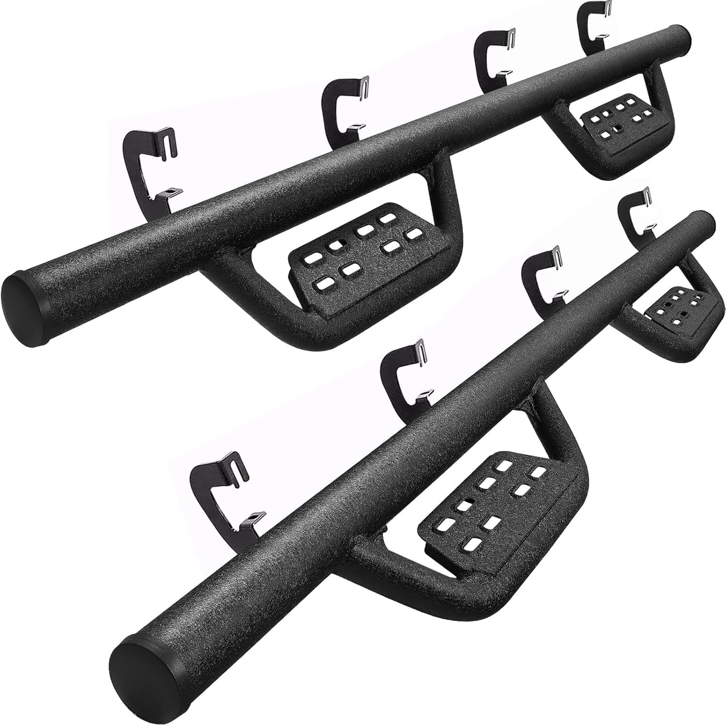 SMANOW Side Steps Step Bars Compatible with 2007-2018 Chevy Silverado & GMC Sierra 1500 2500HD 3500HD (Include 2019 1500 LD) / 2019 2500HD 3500HD.Running Boards Compatible with Silverado Crew Cab.