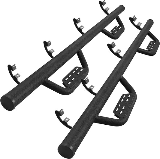SMANOW Side Steps Step Bars Compatible with 2007-2018 Chevy Silverado & GMC Sierra 1500 2500HD 3500HD (Include 2019 1500 LD) / 2019 2500HD 3500HD.Running Boards Compatible with Silverado Crew Cab.