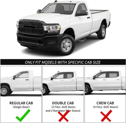 2019 - 2025 Silverado/Sierra 1500/ 2020-2025 Silverado/Sierra 2500 3500 HD, Fit 2/ Single-Door Regular Cab Only. Do Not Fit Crew Cab Or Double Cab Models. Do Not Fit 2019 Silverado 1500 LD/ 2019 Sierra 1500 Limited.