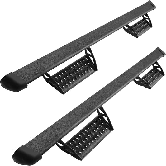SMANOW Running Boards Compatible with 2025 Toyota 4Runner(Without Side Skirts). Dual-Stage Textured Black Powder Coated, 4Runner Step Bars Side Step Nerf Bars Made with Carbon Steel.