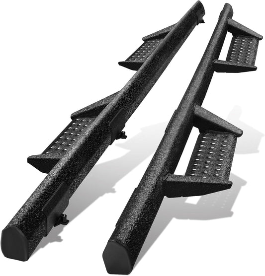 SMANOW Running Boards Compatible with 2021-2025 Ford Bronco 4 Door SUV (Do not fit Bronco Sport Model), Rock Rails Sliders Drop Down Side Steps, 4 Inch Black Step Bars Side Step.