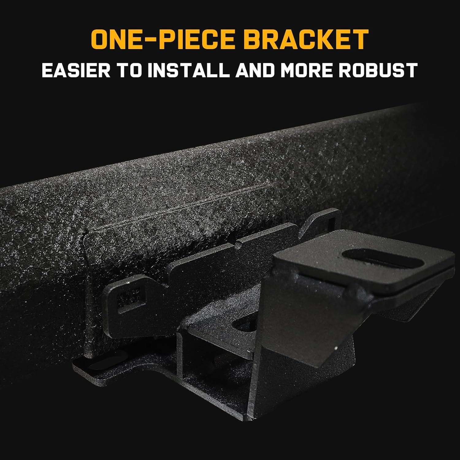 Easy to install. No drilling or modification is required. And simple hardware with detailed instructions.