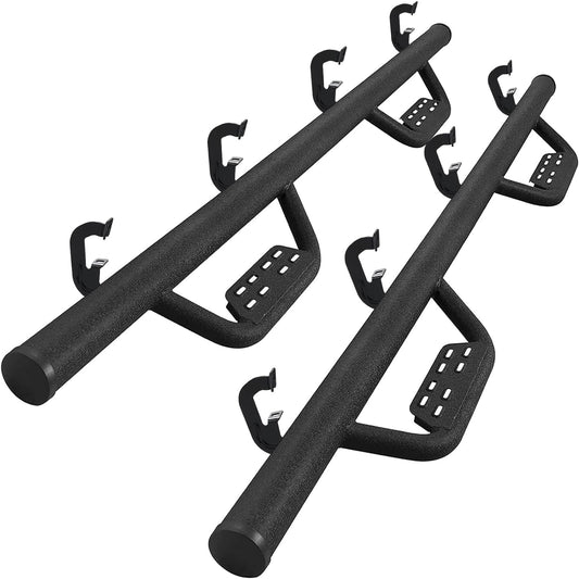 SMANOW Side Steps Step Bars Compatible with 2007-2018 Chevy Silverado & GMC Sierra 1500 2500HD 3500HD (Include 2019 1500 LD) / 2019 2500HD 3500HD.Running Boards Compatible with Silverado Crew Cab.