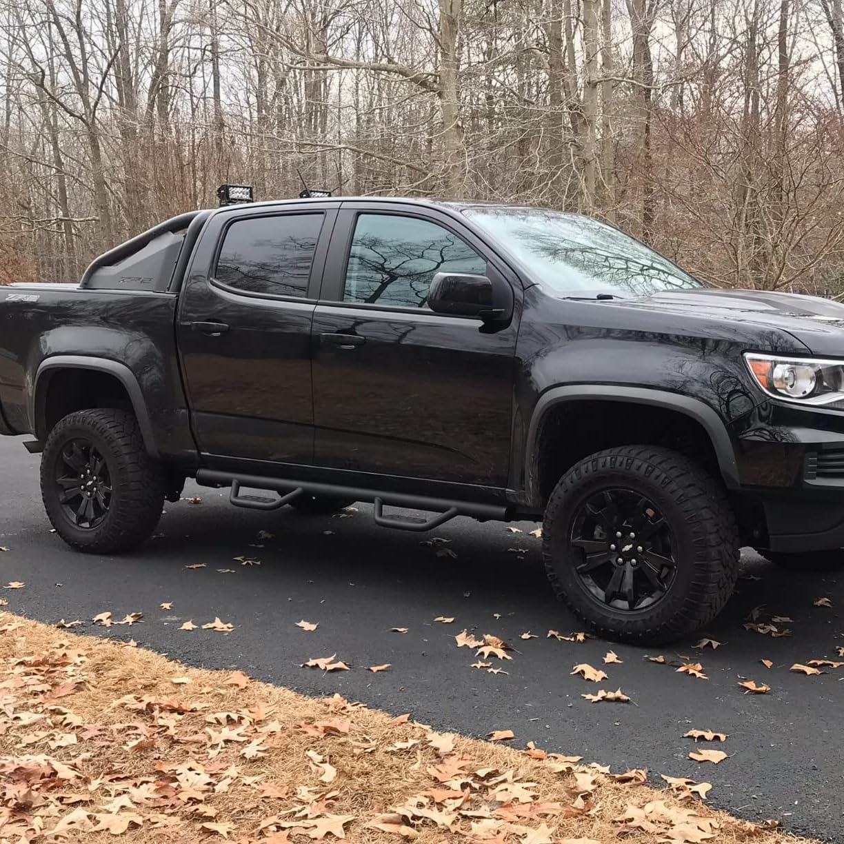 The Running Boards Come With Mounting Holes, No Drilling Or Pneumatic Tools Required, Easy To Intall. The Product Includles Driver'S Side Step, Passenger Side Step, Mounting Brackets, Hardware And Detailed Instructions.