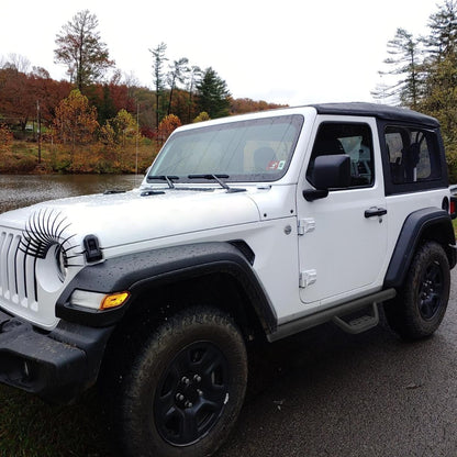 The running boards come with mounting holes, no drilling or pneumatic tools required, easy to intall.