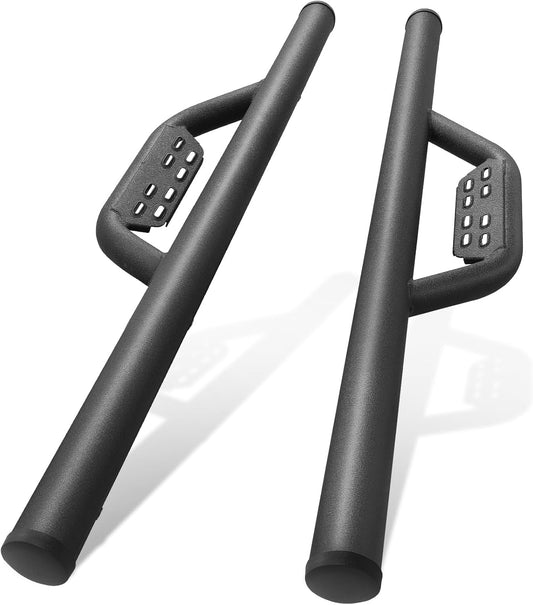 SMANOW Running Boards Compatible with 2007-2018 Jeep Wrangler JK 2 Door, 4.5 Inches Carbon Steel Drop Down Side Steps, Wrangler Step Bars Nerf Bars.