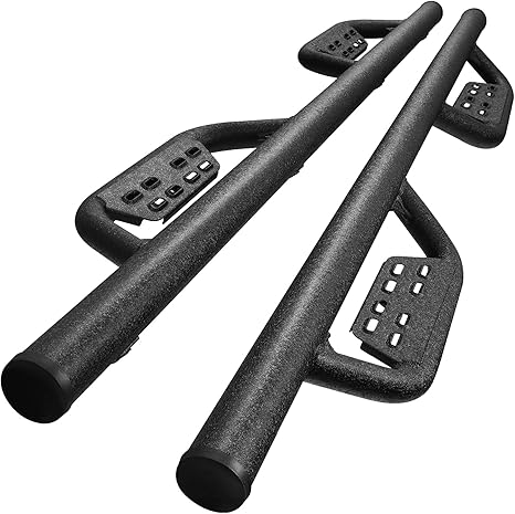 SMANOW Running Boards Compatible with 2007-2021 Toyota Tundra Double Cab. Black Tundra Side Steps Step Bars Rock Sliders, Drop Down Side Step Nerf Bars Made with Carbon Steel.