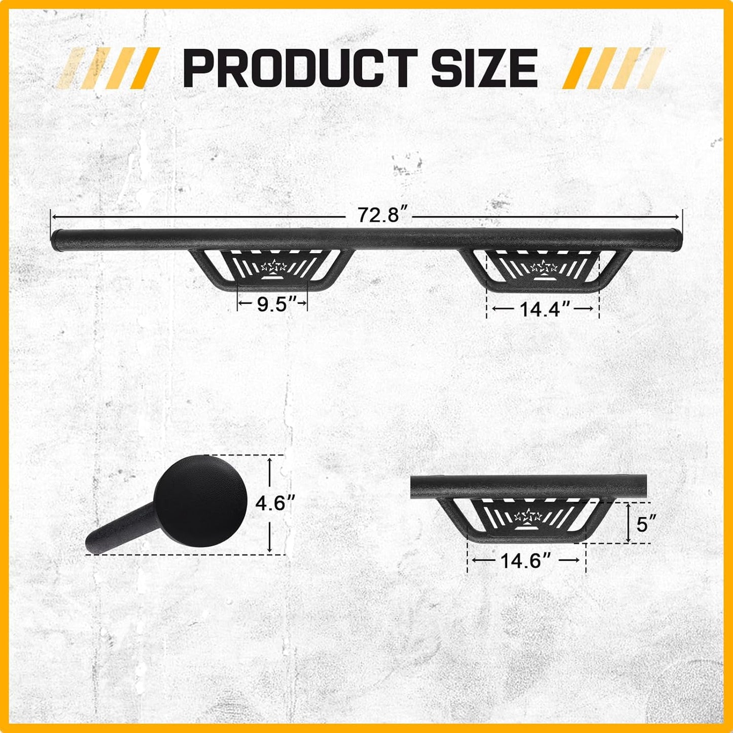 No drilling or modifications are required. No pneumatic tools are needed for the installation process.