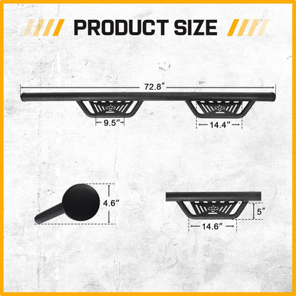 No drilling or modifications are required. No pneumatic tools are needed for the installation process.