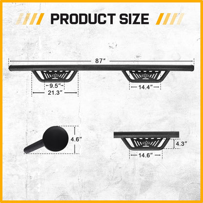 No drilling or modifications are required. No pneumatic tools are needed for the installation process.